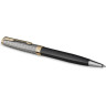 Ручка шариковая PARKER SONNET PREMIUM K537 Metal Black GT M 2119787